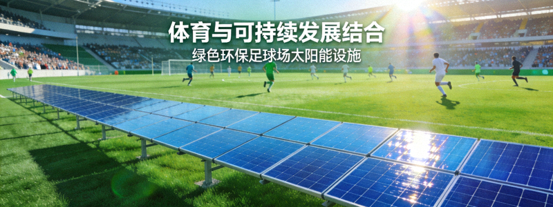 绿色环保足球场太阳能设施 - 体育与可持续发展结合